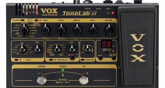 Vox TONELAB ST Valvetronix Modelling Multi-Effects Pedal