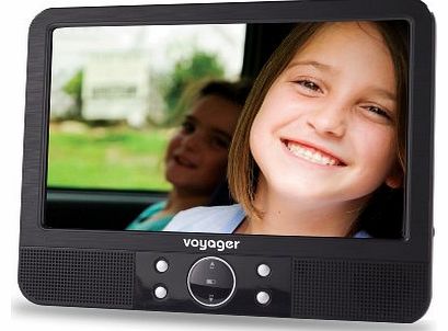 Voyager 9 inch In Car Portable DVD Player with Easy Fit Mount