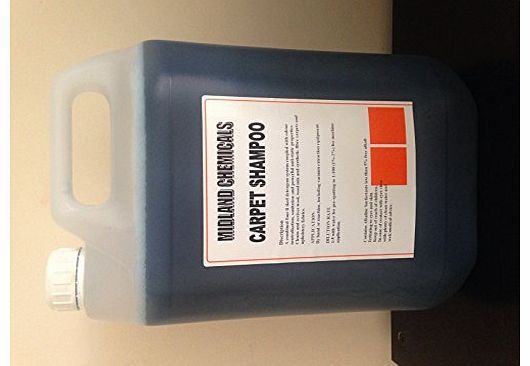 vpchemicals 5 litres of super concentrated carpet shampoo for hand or machine use, suitable for all machines, bissell, vax, karcher....