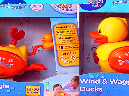 VTECH Bath Toy Wind and Waggle Ducks