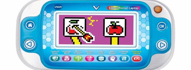 VTech Colour Pocket Laptop (Blue)