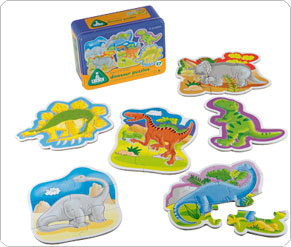 VTech Dinosaurs 6 Puzzles in a Tin
