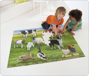 VTech Gigantic Farm Animals Floor Puzzle