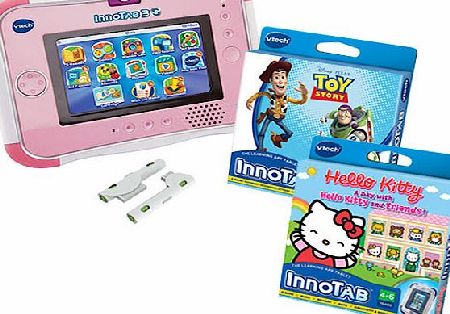 VTech InnoTab 3S Pink with Battery Pack and Two