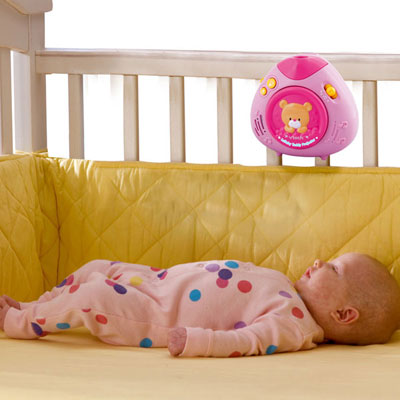 Lullaby Teddy Projector Pink