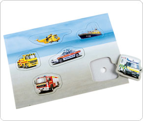 Push Out Vehicle Puzzle