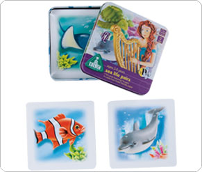 Sea Life Pairs In Tin