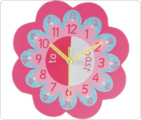 Teaching Clock - Fluttering Flower