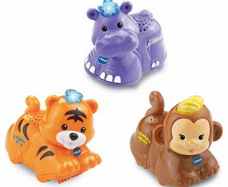 Toot Toot Animals VTech Baby Toot-Toot Animals 3-Pack - Tiger, Hippo and Monkey
