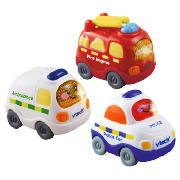 Toot Toot Vehicles 3Pk Emergency Set