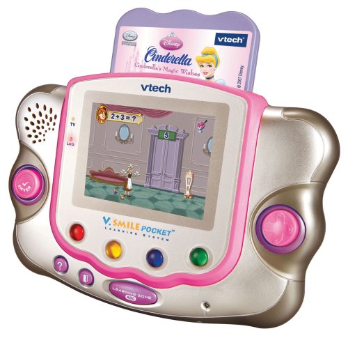VTech V.Smile Pocket Pink New (bundled with Cinderella)
