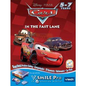 VTech V Smile Pro Learning System V Disc Disney Pixar Cars In The Fast Lane