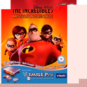 V Smile Pro Learning System V Disc Disney Pixar The Incredibles Mission Incredible