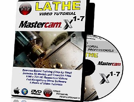 VTPROS.NET Mastercam X1-X7 Lathe Video Tutorial Training in HD