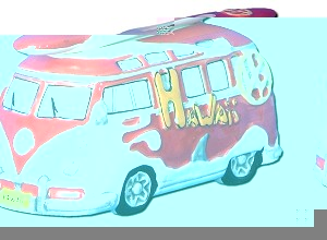 VW GIFTS Campervan Moneybox Hawaii