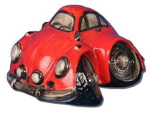 Wicked Beetle Moneybox Red