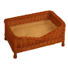 W Gadsby Extra Extra Large Square Wicker Dog Bed by Gadsby