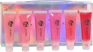 W. Seven Lip Gloss Collection - 6 Pinks (10.5g x 6)