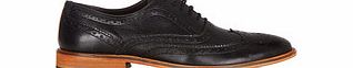 Buster black wingtip oxford brogues