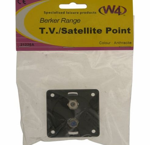 W4 Berker TV/Satellite Point - Anthracite
