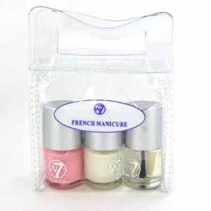 W7 French Manicure Set Pink Nail Varnish Set