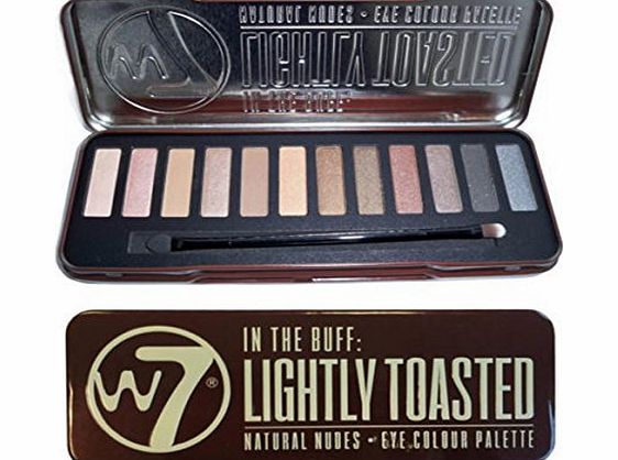W7 Lightly Toasted Eye Colour Palette, In The Buff