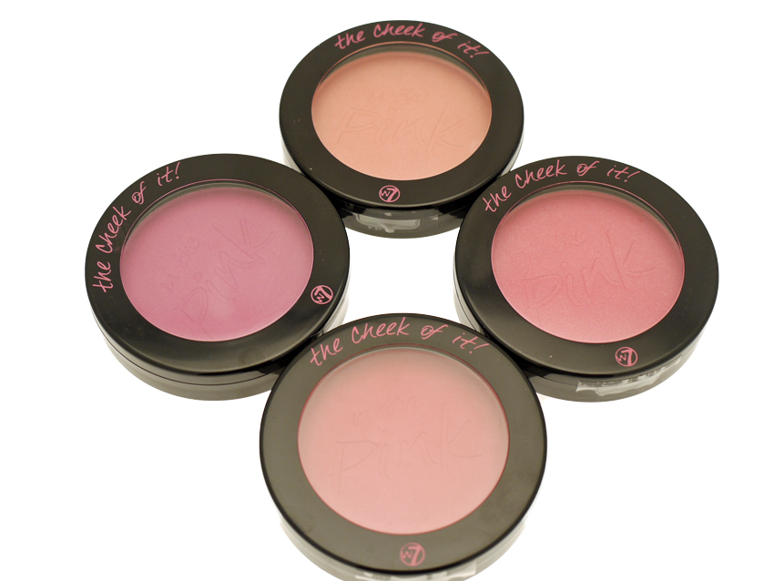 W7 The Cheek Of It! Pink Blusher Compact