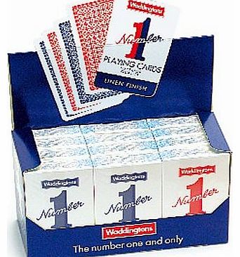 New Waddington Playing Cards 52 Card Indoor Family Games Deck 12 Packs