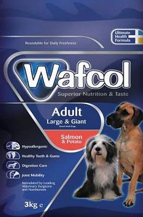 Wafcol Salmon and Potato Dry Food for Adult Large/Giant Dog 12 kg