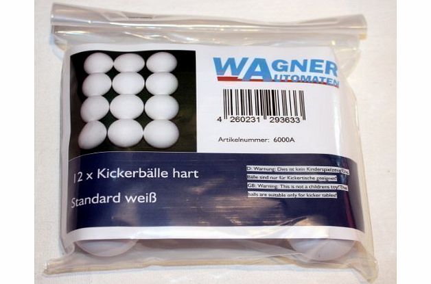 Wagner Automaten table football balls 12 balls hard and smoothly