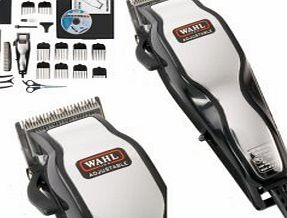 Wahl Brand New Wahl 79524-800 Chrome Pro Full Complete Home Hair Cutting Clipper Trimmer Set