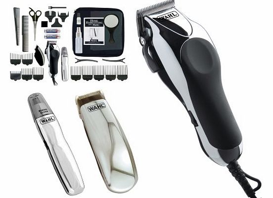 Wahl Chrome Pro Deluxe Mains Hair Clipper, Trimmer 