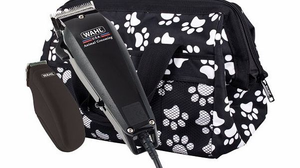 Wahl Pet Grooming Set, Including Multi Cut amp; Pocket Pro Trimmers, Taper Level, Cutting Guide Combs, Bag and Professional Standard Clipper Blade