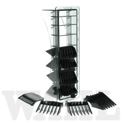 Wahl Pro fessional Black Hair Cutting Guides - 8