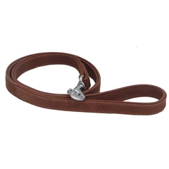 Wainwright` Brown Super Premium Buffalo Leather Dog Lead 100cm (40in)
