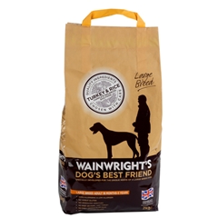 Wainwrights Wainwrightand#39;s L/Breed Adult Complete Dog Food with Turkey and38; Rice 15kg