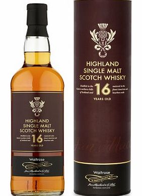 16-year-old Highlands Single Malt Whisky
