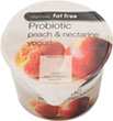 Waitrose Fat Free Probiotic Peach and Nectarine