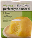Waitrose Perfectly Balanced Lemon Puddings