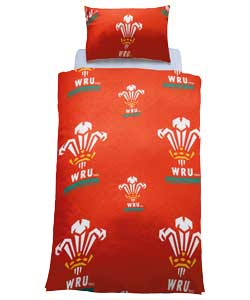 Wales Rugby Duvet Set - Single