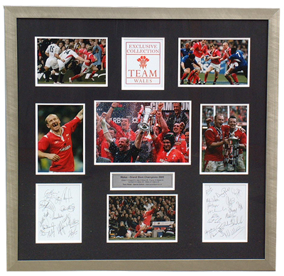 Wales The 2005 Grand Slam Tribute - Signed photo presentation