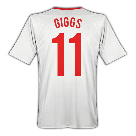 Wales Umbro 2011-12 Wales Umbro Away Shirt (Giggs 11)