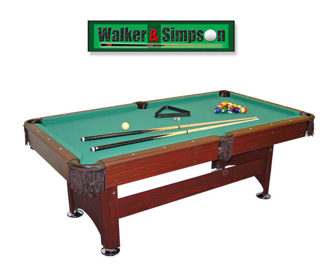 Walker and Simpson 7ft Pool Table Pro Sport