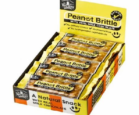 Walkers Nonsuch Ltd WALKERS NONSUCH Peanut Brittle Bars 34 g (Pack of 25)