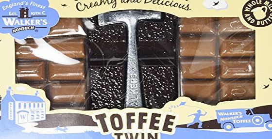 Walkers Original Creamy Nonsuch Toffee Twin Pack With Hammer 200 Gram