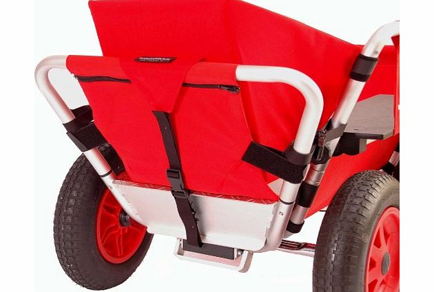 Walking Wagon Explorer and Long Edition Babyseat with Backframe (Red)