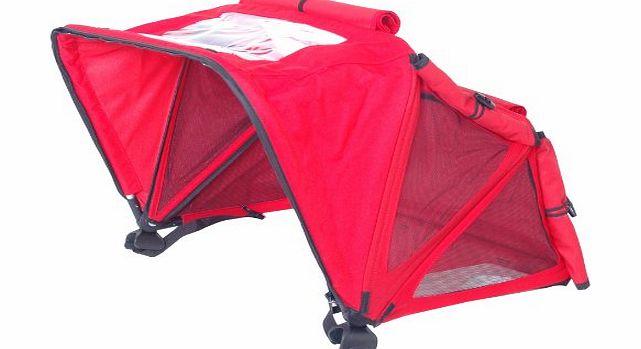 Walking Wagon Explorer and Long Edition Canopy for Double Babyseat (Blue)