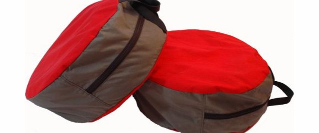 Walking Wagon Wheel bags Set (Red)