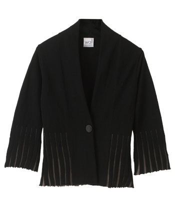 Wall Luxury Essentials Accordion flare hem cardigan