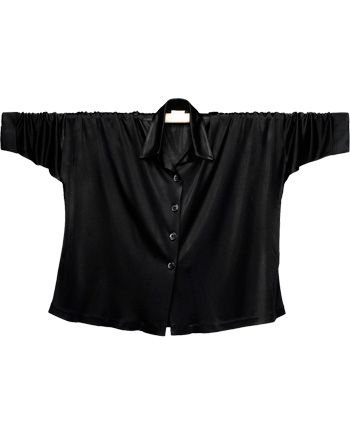 Wall Luxury Essentials Black Travel Oversized Shirt/Jacket